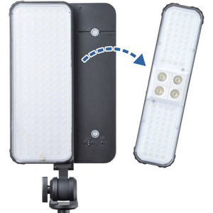サンワサプライ LED投光器 三脚付き ソーラー充電 防水 FCG992V-LED-FL3-イメージ7