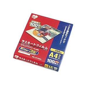 アイリスオーヤマ ラミネートフィルム(A4サイズ/100枚入) LZ-5A4100 アイリスオーヤマ ラミネートフィルム(A4サイズ/100枚入) LZ-5A4100