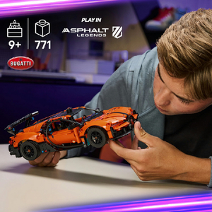レゴジャパン LEGO テクニック 42222 Bugatti Chiron Pur Sport ハイパーカー 42222ﾌﾞｶﾞﾂﾃｲCHIRONﾊｲﾊﾟ-ｶ--イメージ5