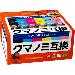 プレジール 互換インク KUI-6CL-L対応 FC492SV-PLE-EKUIL-6P-イメージ1