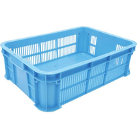 岐阜プラスチック工業 MB型メッシュコンテナーMB-210BX 青 FC223GM-3762149