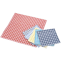 江部松商事 ギンガム チェックナプキン ブラック 450×450 FC226LY-8395250