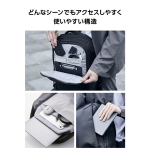 エレコム MNL CITY PACK LITE CORDURA Ballistic ブラック BM-MNLBP05BK-イメージ6