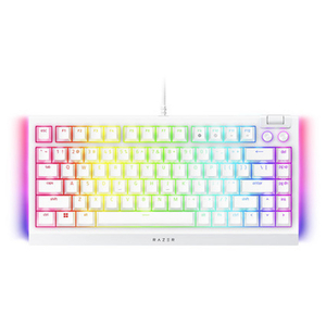 RAZER ゲーミングキーボード BlackWidow V4 75% White Edition RZ03-05001700-R3M1-イメージ1