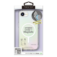PGA iPhone 16e用MagSafe対応 ハイブリッドケース オーロラ PG-25KMH08AR