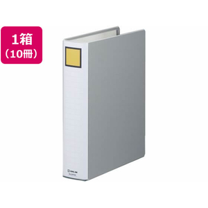 キングジム スーパードッチ脱・着イージー A4タテ とじ厚50グレー*10 1箱(10冊) F845376-2475Aｸﾚ-イメージ1