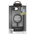 PGA iPhone 16e用MagSafe対応 スタンド付ハイブリッドケース マットブラック PG-25KMH09BK
