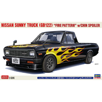 ハセガワ 1/24ニッサン サニートラック (GB122)“ファイアパターン” w/チンスポイラー 20751ﾆﾂｻﾝｻﾆ-ﾄﾗﾂｸﾌｱｲｱﾊﾟﾀ-ﾝ