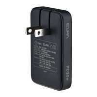 エルパ 薄型フラットUSBアダプター(PD30W) ブラック UC-23B(BK)
