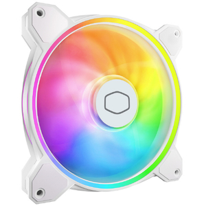 Cooler Master MasterFan MF140 Halo2 White Edition ホワイト MFLB4DW16NP2R2-イメージ1