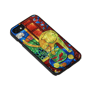 ikins iPhone SE(第3世代)/SE(第2世代)/8/7用天然貝ケース 名画シリーズ 魚と猫 I22752ISE3-イメージ3