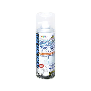 アサヒペン L001 クラック・水もれシールスプレー クリヤ 300ml FC843PJ-L001-イメージ1