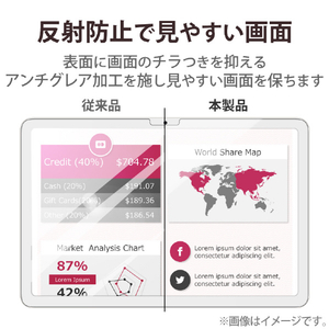 エレコム Google Pixel Tablet(2023年モデル)用フィルム 高精細 防指紋 反射防止 抗菌 TB-P231FLFAHD-イメージ4