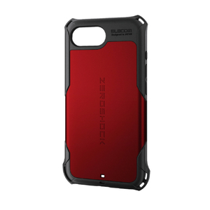エレコム iPhone17e/16e用 ZEROSHOCK ケース レッド PM-A25SZERORD-イメージ2