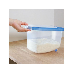 岩崎工業 Lustroware スライド 米びつ 5型 5kg FCK1242B-1900PN-イメージ3