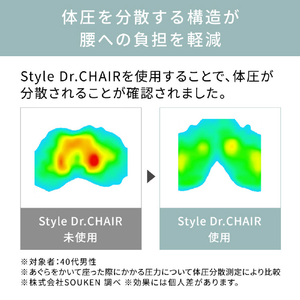 MTG Style Dr.CHAIR/スタイルドクターチェア Style ブラウン ST-DC2039F-B-イメージ5
