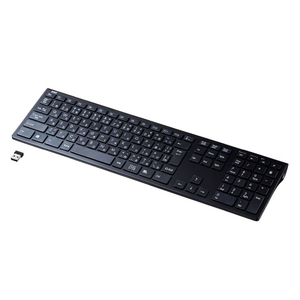 サンワサプライ ワイヤレススリムキーボード ブラック SKB-WL33BK サンワサプライ ワイヤレススリムキーボード ブラック SKB-WL33BK