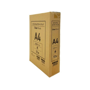 Forestway クリヤーブック エコノミー A4 10ポケット 赤 10冊 FC967NT-FRW-210316-イメージ4