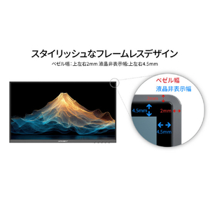 JAPANNEXT 21．5インチ 液晶ディスプレイ ブラック JN-215IPS120F-HSPC6-イメージ13