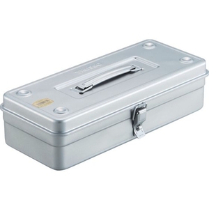 トラスコ中山 トランク型工具箱 373×163×102 シルバー FC673DW-3287998-イメージ1