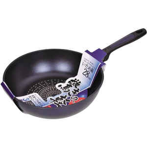 パール金属 驚きの軽さ ブルーダイヤモンドコート 炒め鍋28cm FC778SJ-HB-2019-イメージ2