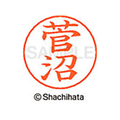 シヤチハタ ネームペン用ネーム シルバー 既製 菅沼 FC47084-X-GPS-1313