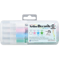 シヤチハタ デコライト 角3 4色セット1 FC75984-EDF-3/4PSH1