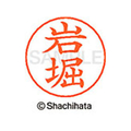シヤチハタ ネームペン用ネーム シルバー 既製 岩堀 FC46098-X-GPS-0327