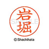 シヤチハタ ネームペン用ネーム シルバー 既製 岩堀 FC46098-X-GPS-0327