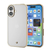 エレコム iPhone 16用&me ソフトケース メタリックライン ピンク PM-A24AUCTMLPN-イメージ2