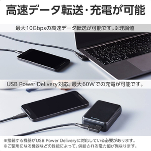 エレコム USBアダプター L字横(USB Type-C(TM)プラグ - USB Type-Cポート) ブラック AD-CFCML01BK-イメージ6