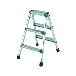 トラスコ中山 アルミ製踏台 軽作業用・脚カバー付 3段 FC641HF-2537486-イメージ1