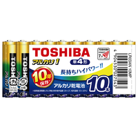 東芝 単4形アルカリ乾電池 10本入り LR03AN 10MP