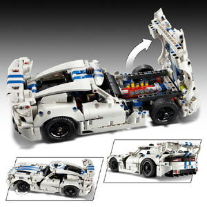 レゴジャパン LEGO テクニック 42234Dodge Viper GTS-R スポーツカー 42234Dﾊﾞｲﾊﾟ-GTSRｽﾎﾟ-ﾂｶ--イメージ6
