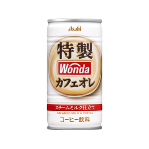 アサヒ飲料 ワンダ 特製カフェオレ 185g FCR7745-イメージ1
