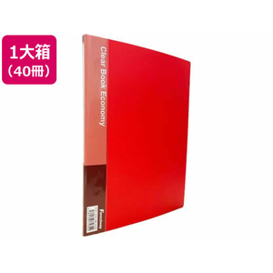Forestway クリヤーブック エコノミー A4 10ポケット 赤 40冊 FC968NT-FRW-210316-イメージ1