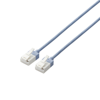 エレコム ツメ折れ防止スーパースリムLANケーブルCat6A準拠 10m ブルー LD-GPASST/BU100
