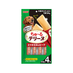いなば ちゅーるテリーヌ 大型犬用 とりささみ&ビーフ 54g×4P FCJ086J-イメージ1