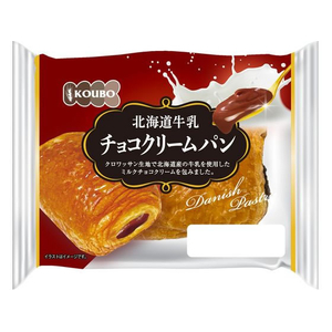 パネックス 北海道牛乳 チョコクリームパン FCE366A-イメージ1