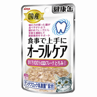 アイシア 国産 健康缶パウチ オーラルケア まぐろ細かめフレーク とろみタイプ 40g ｹﾝｺｳPｵ-ﾗﾙﾄﾛﾐ40G