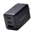 エレコム USB Power Delivery 67W AC充電器(C×2+A×1) ブラック MPA-AC10367BK