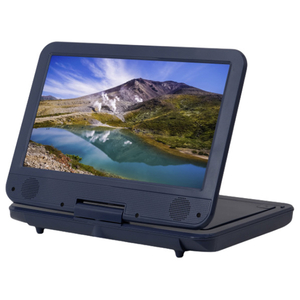 ティーズネットワーク 10．1インチポータブルDVDプレーヤー e angle select ブルー PDVD-101BLE4-イメージ3