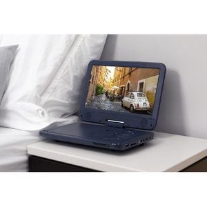 ティーズネットワーク 10．1インチポータブルDVDプレーヤー e angle select ブルー PDVD-101BLE4-イメージ6