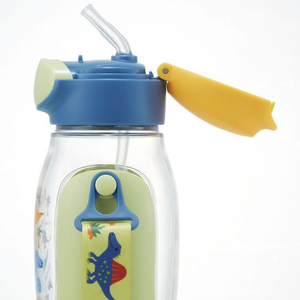 スケーター ワンプッシュストローボトル 530mL ディノサウルス FC179RW-PDSH6DX-イメージ4