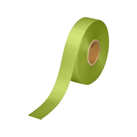 スマートバリュー カラーリボン 黄緑 18mm×25m FCJ137C-B818J-YG