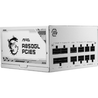 電源ユニット MSI MAGA850GL PCIE5 WHITE MSI MAG A850GL PCIE5 WHITE ホワイト [電源ユニット] | 激安の
