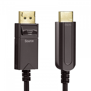 サンワサプライ DisplayPort-HDMI変換光ファイバーケーブル 20m KC-DPHDFB200-イメージ4
