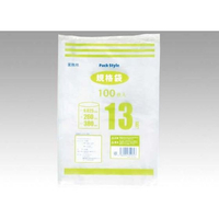 パックスタイル ポリ規格袋 025 NO.13 100枚 FC957SG-00434966