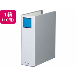 キングジム スーパードッチ脱・着イージー A4タテ とじ厚80グレー*10 1箱(10冊) F845382-2478Aｸﾚ-イメージ1