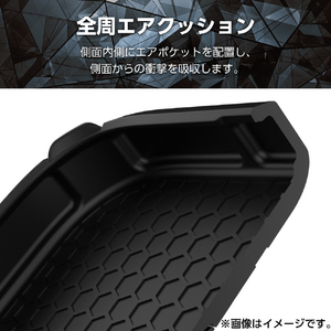 エレコム iPhone 16用ZEROSHOCK ケース ブラック PM-A24AZEROBK-イメージ4